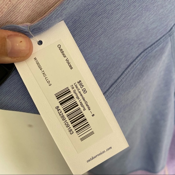 NWT Outdoor Voices Springs Colorblock Leggings SZS - Picture 3 of 10